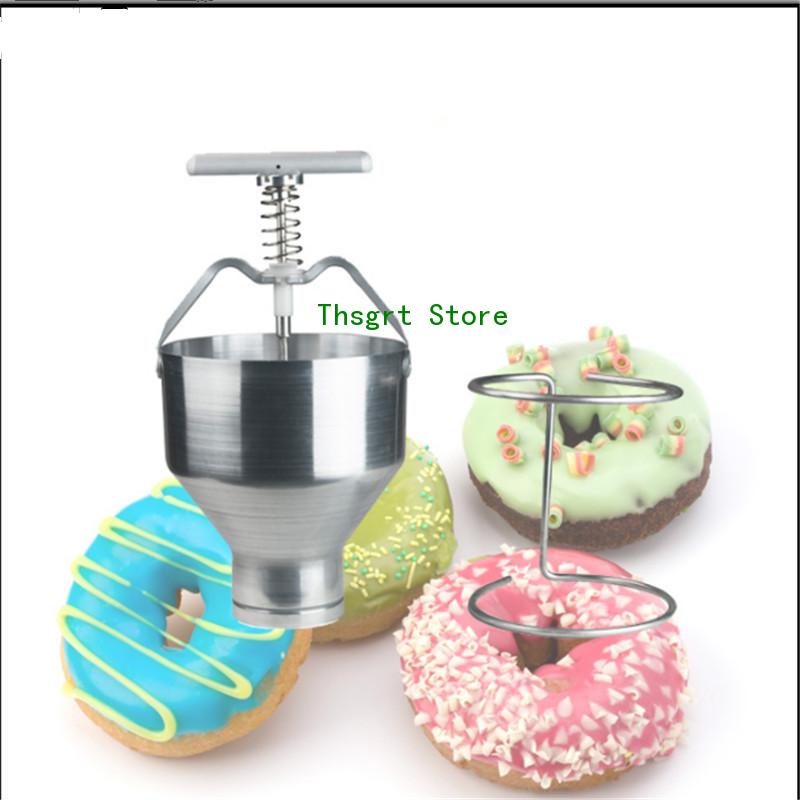 Donut Maker Mini - stainless steel manual donut maker machine