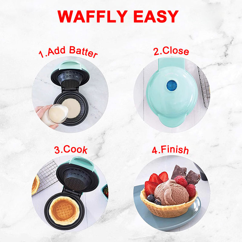110V/220V Waffle Bowl Maker, B - Donut Maker Mini review and price