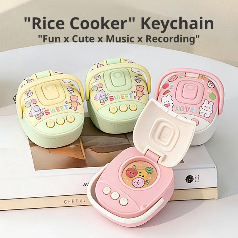 Cute Mini Rice Cooker Keychain - Kitchen Appliances For Gift review and price