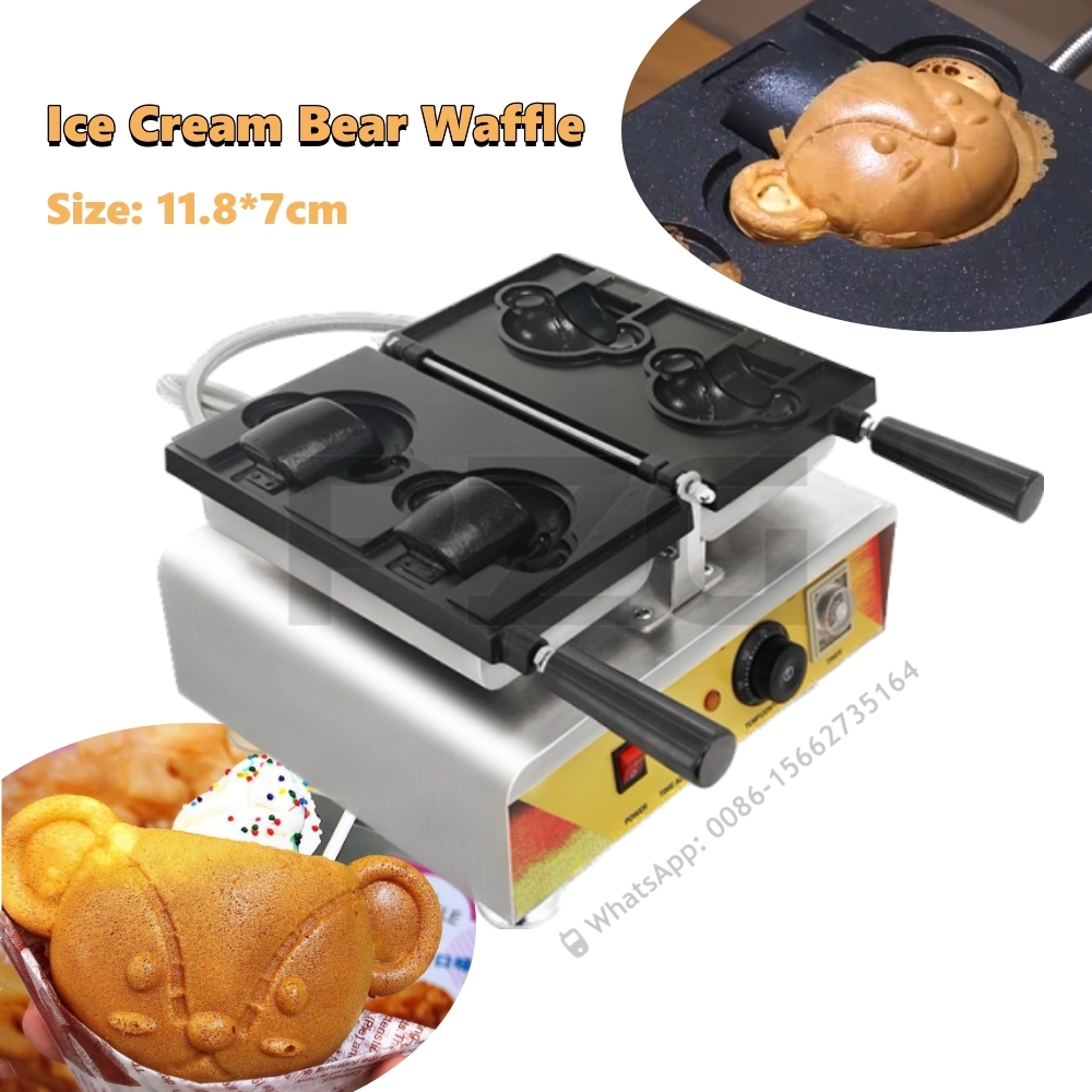 2 Pcs Teddy Bear Shaped Mini W - Donut Maker Mini review and price