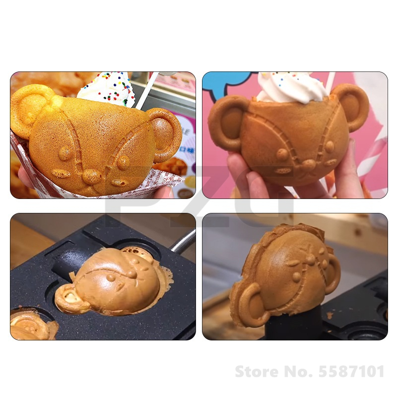 2 Pcs Teddy Bear Shaped Mini W - Donut Maker Mini review and price