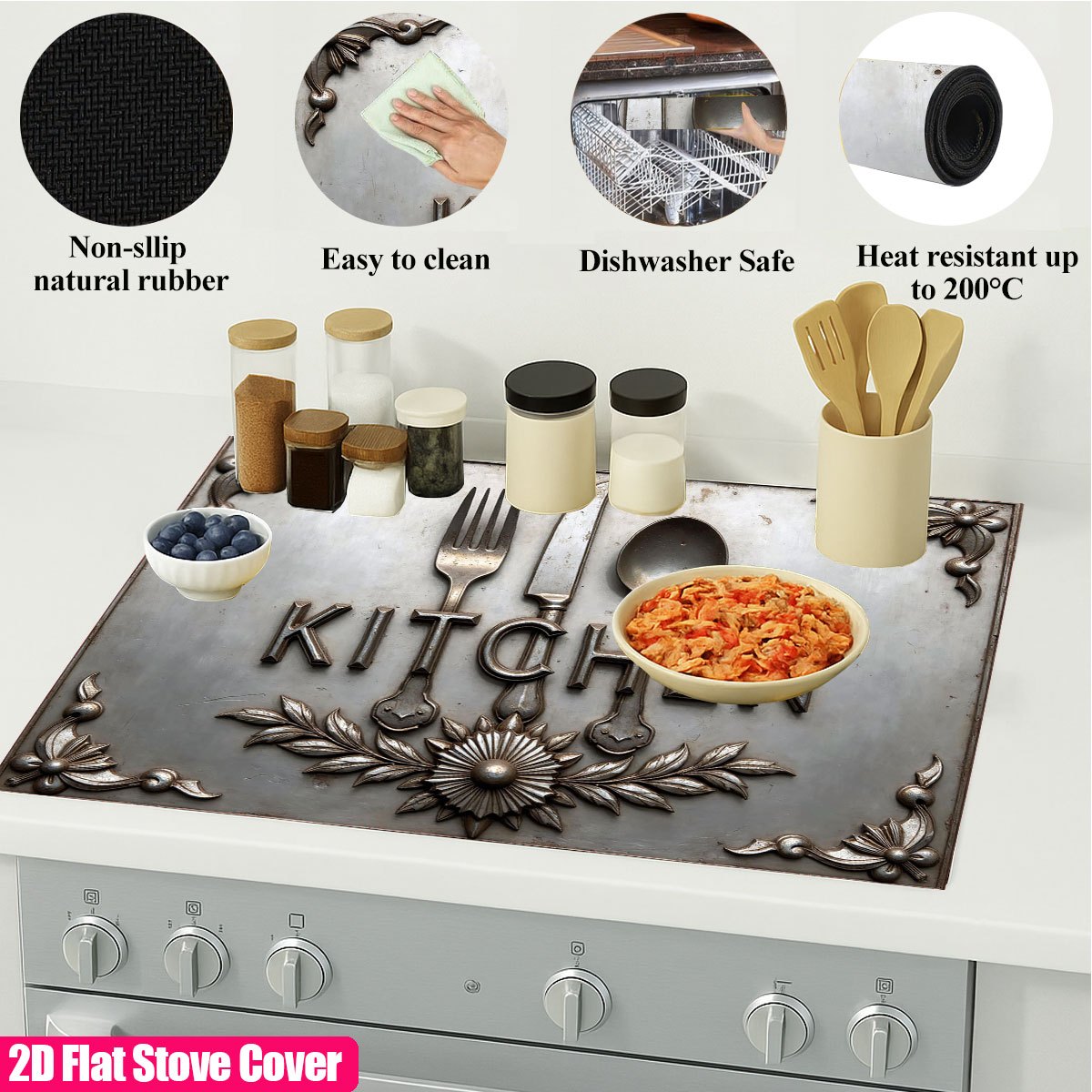 Heavy Duty Metal Stove Top Cov - Kitchen Appliances Electric Stove review and price